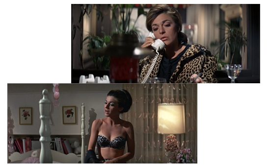 Mrs. Robison as a cougar in The Graduate