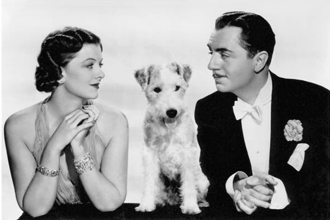 Myrna Loy and William Powell in the Thin Man